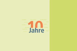 Logo des 10-jährigen LINGA-Jubiläums