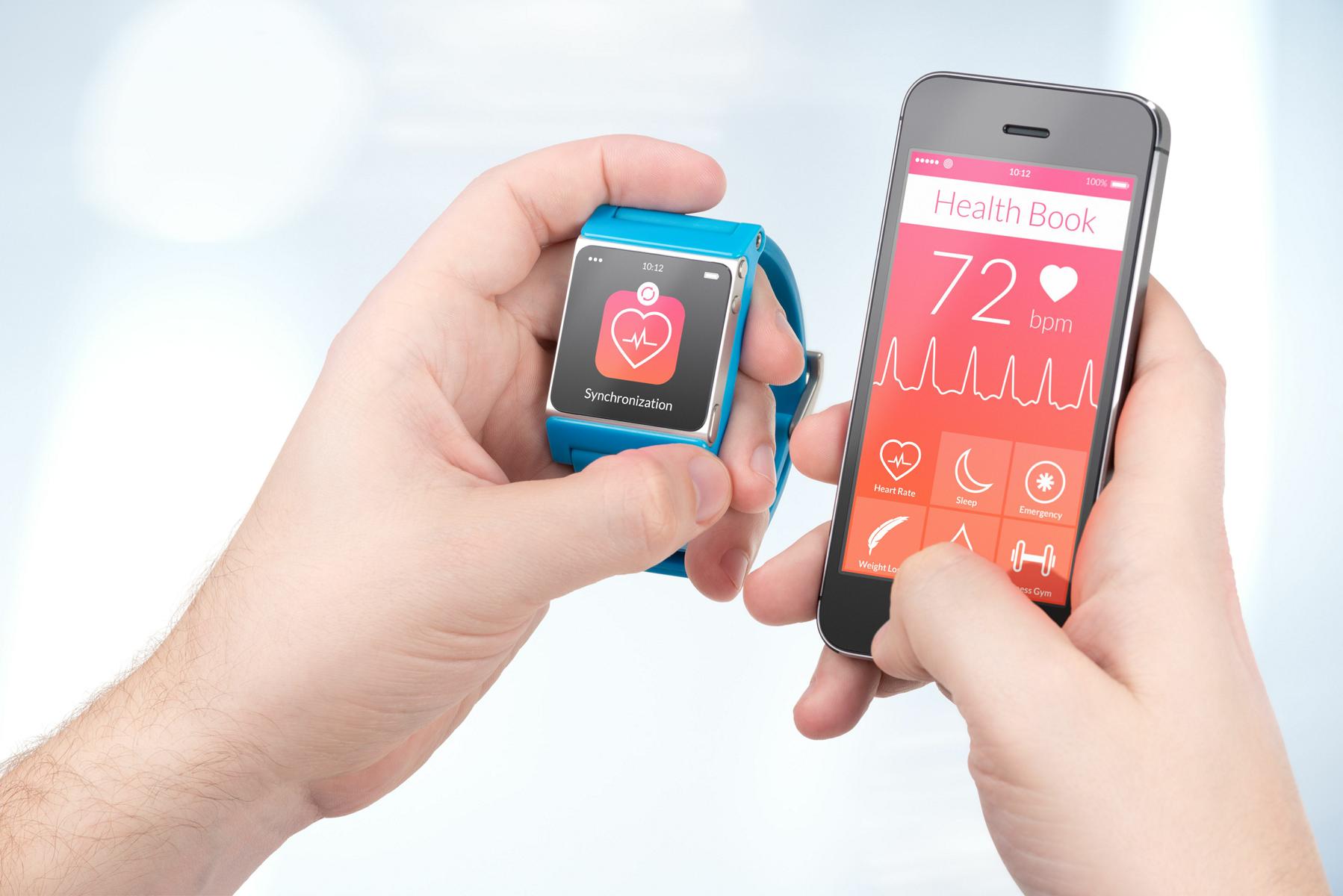 Datensynchronisation health book zwischen Smartwatch und Smartphone