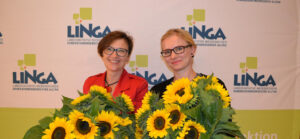 Delia Balzer und Sina Seidel beim LINGA Forum