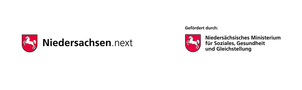 Logo-Banner Niedersachsen.next und Ministerium für Soziales, Gesundheit und Gleichstellung